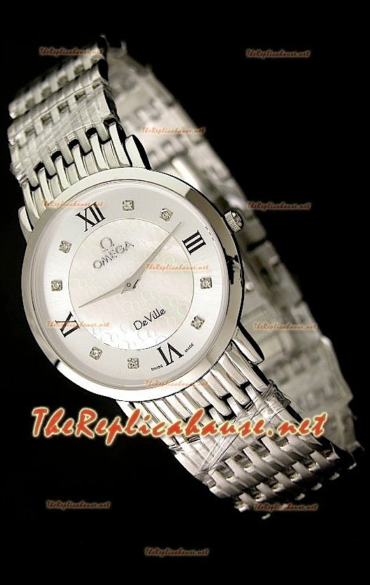 Omega Deville Reproducción Japonesa para Hombres del Reloj en Acero 