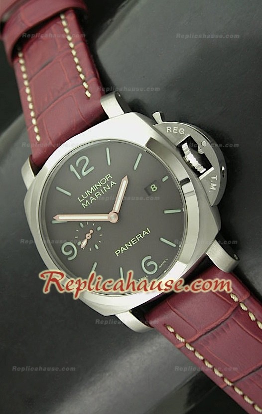Panerai Lumenor Marena PAM351M Reloj Suizo de Titanio