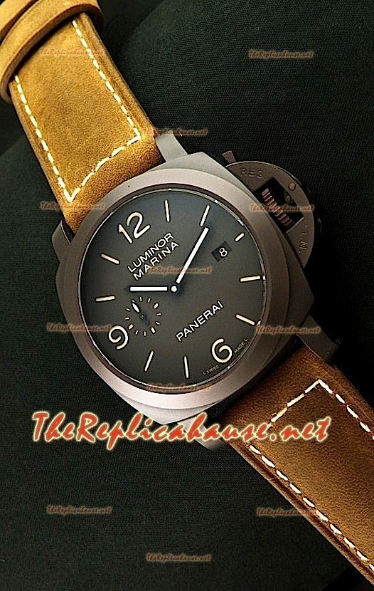Panerai Lumenor Marena PAM386M Reloj Suizo - Última Réplica a Escala 1:1