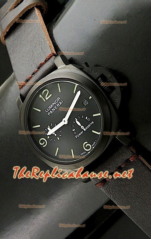 Panerai Lumenor Marena Reloj con Reserva de Batería en PVD