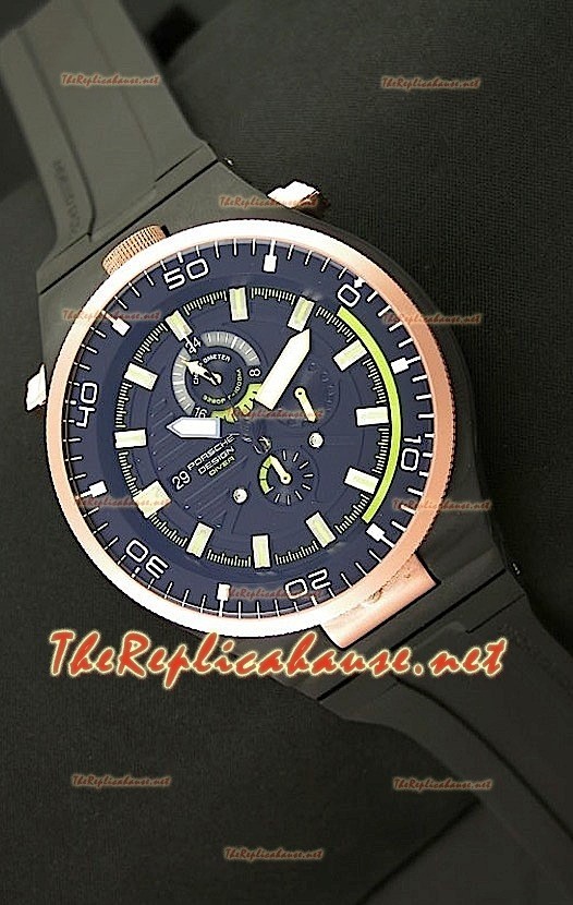 Porsche Design Reloj Sumergible Japonés con Recubrimento de Oro Rosa y Movimento de Cuarzo