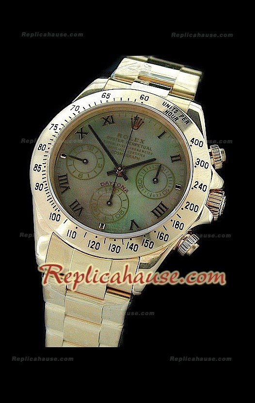 Rolex Daytona Resproducción Reloj Cosmógrafo Suizo con Esfera Verde