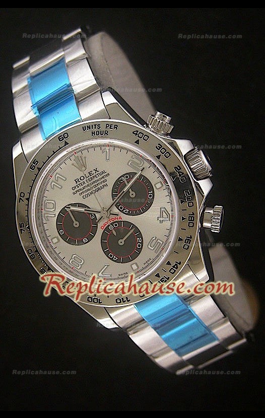 Rolex Daytona Reproducción Reloj Suizo con Esfera de Acero