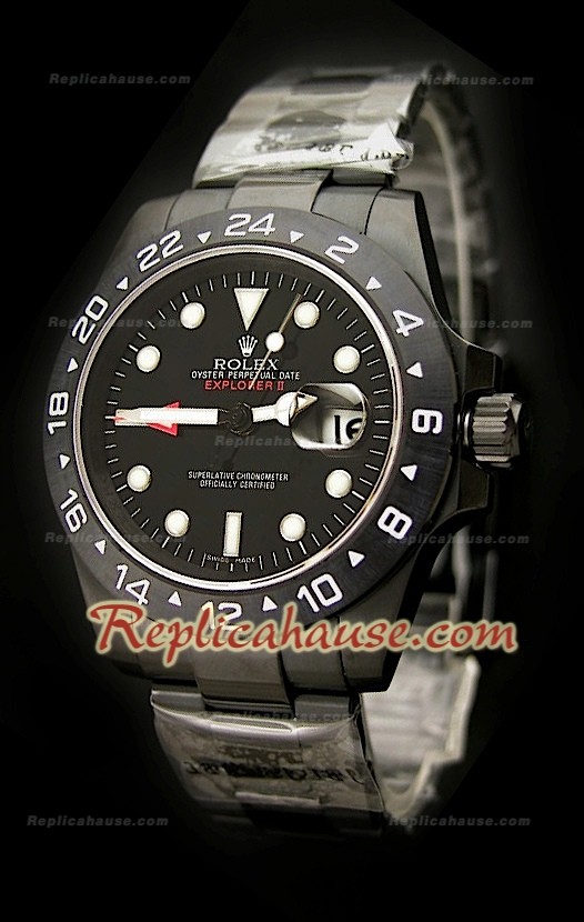Réplica Reloj Rolex Edición Explorer II 2011 en PVD 