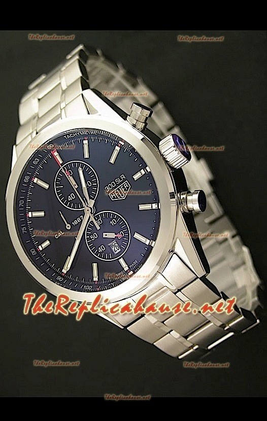 Tag Heuer SLR 300 Reloj Japonés con Esfera de color Negro - Correa de Acero