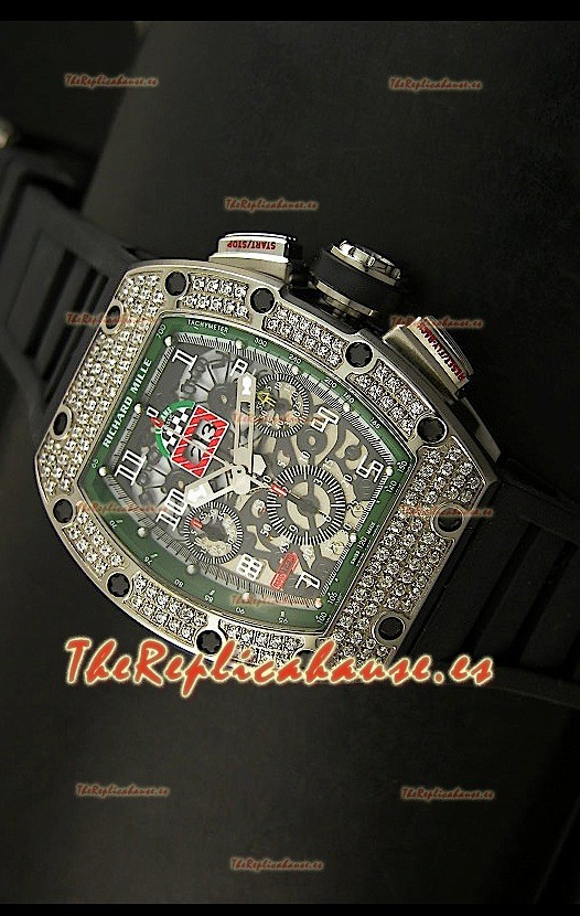 Richard Mille Edición Felipe Massa, Reloj Réplica Suiza de Titanio