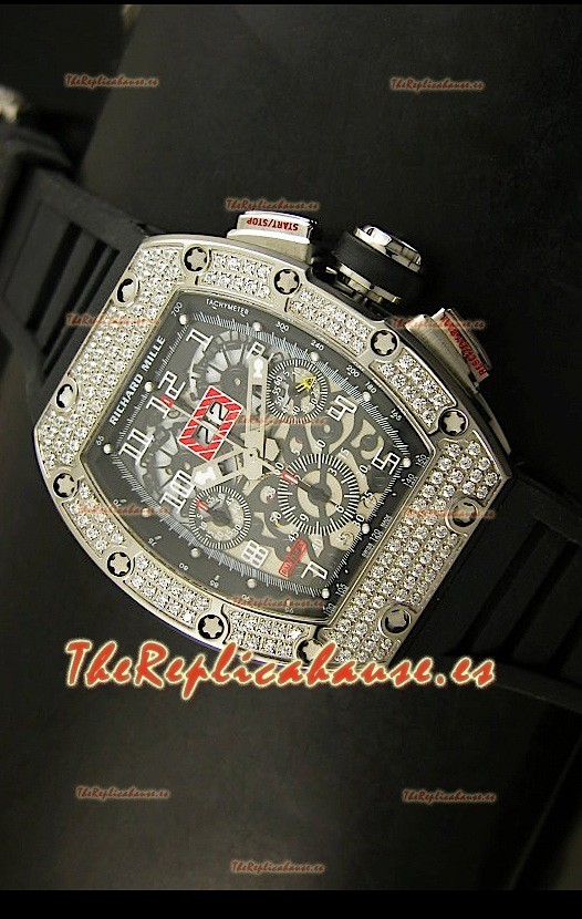 Richard Mille Edición Felipe Massa, Reloj Réplica Suiza, Caja de Titanio