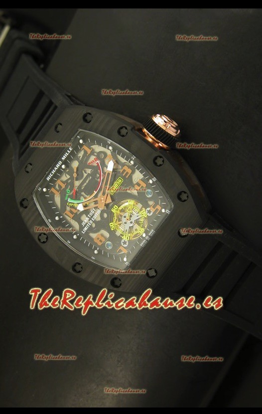 Richard Mille RM036 Jean Todt Forged Carbon Bezel Titanium Watch