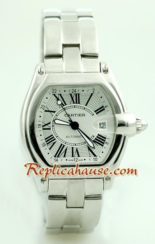 Cartier Réplica Roadster GMT Automático - Tamaño Caballeros