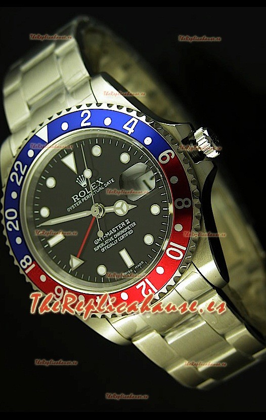 Rolex GMT Masters II, Reloj Réplica Suiza - Movimiento Actualizado 2013