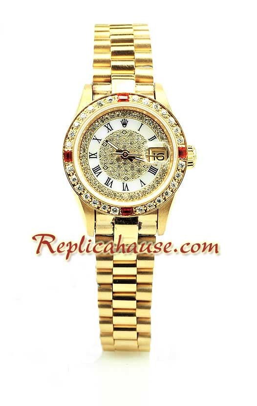 Rolex Réplica Datejust Reloj para Dama