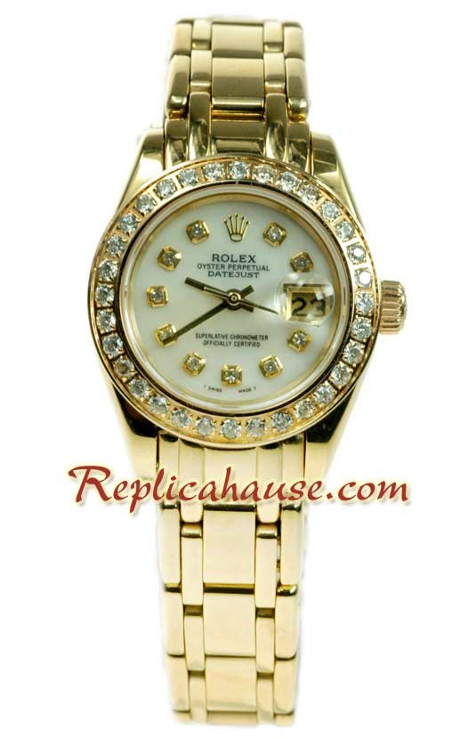 Rolex Réplica Suizo Datejust Reloj para Dama