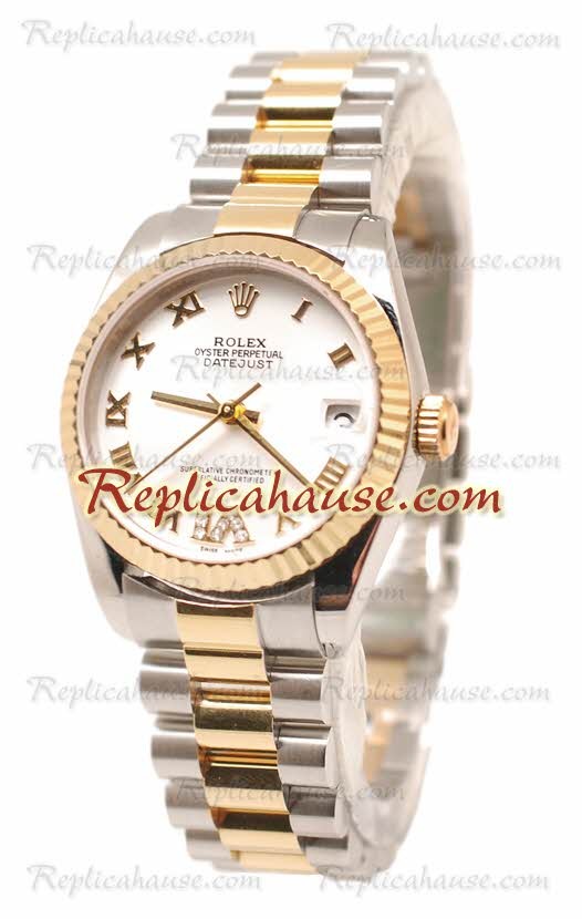 Rolex Datejust Diamond VI Reloj de imitación Japonés - 36MM