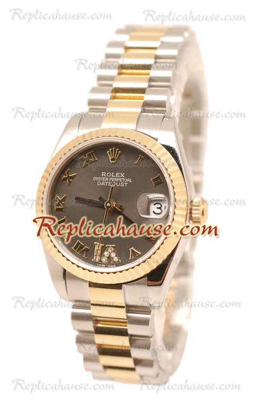 Rolex Datejust Diamond VI Reloj de imitación Japonés - 36MM