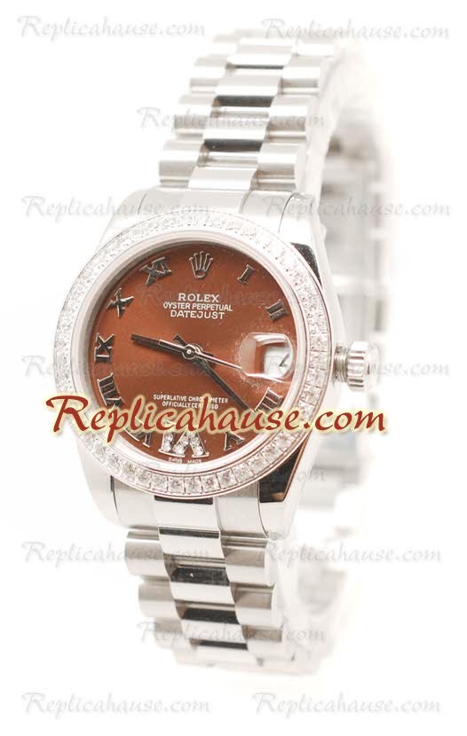 Rolex Datejust Diamond VI Reloj de imitación Japonés - 36MM