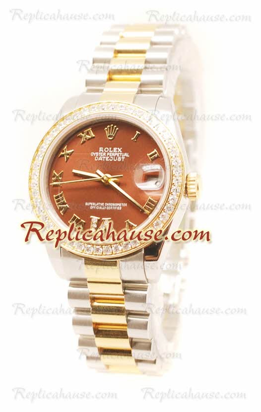 Rolex Datejust Diamond VI Reloj de imitación Japonés - 36MM