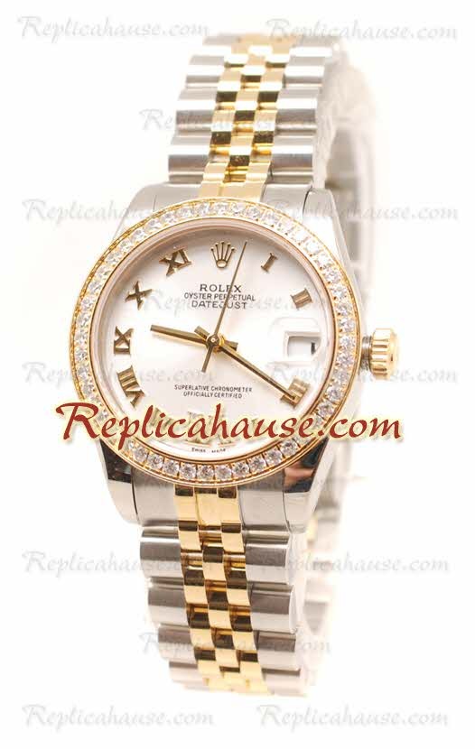 Rolex Datejust Diamond VI Reloj de imitación Japonés - 36MM