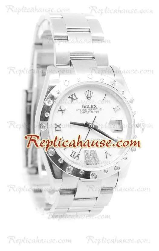 Reloj Rolex Réplica Datejust Silver