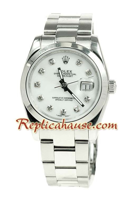 Reloj Rolex Réplica Datejust Silver