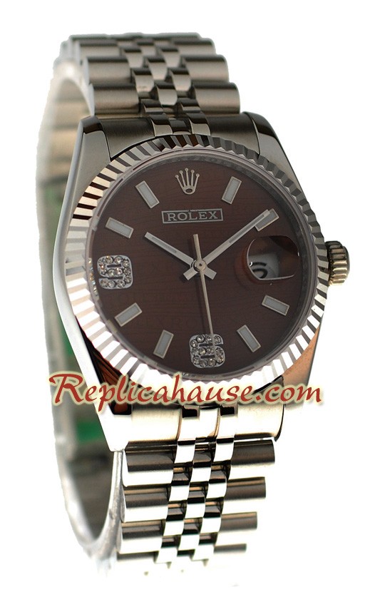Reloj Rolex Réplica Datejust Silver