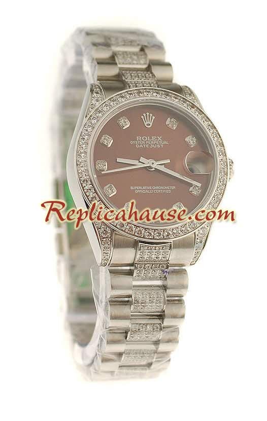 Rolex Réplica Datejust Reloj Suizo 36MM Reloj Tamaño Medio