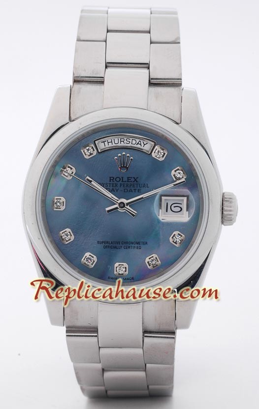 Rolex Réplica Day Date Silver