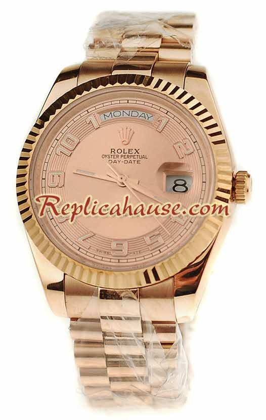 Rolex Réplica Day Date Oro Rosa Reloj Suizo