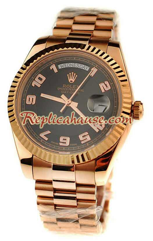 Rolex Réplica Day Date Oro Rosa Reloj Suizo