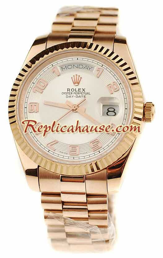 Rolex Réplica Day Date Oro Rosa Reloj Suizo
