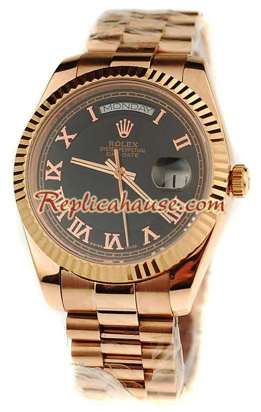 Rolex Réplica Day Date Oro Rosa Reloj Suizo