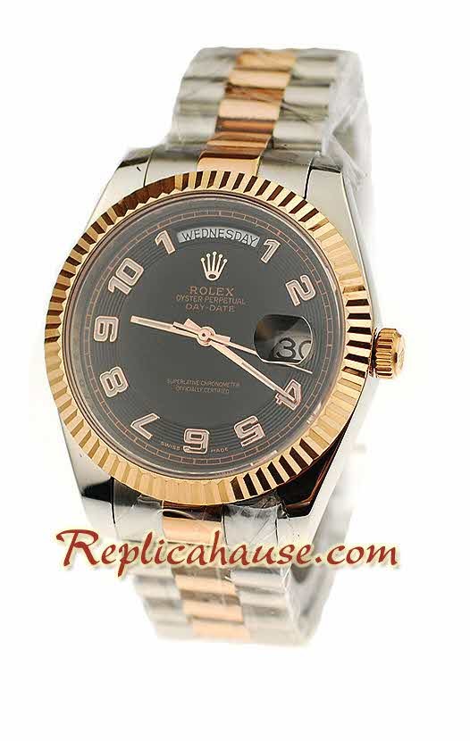 Rolex Réplica Day Date Dos Tonos Reloj Suizo