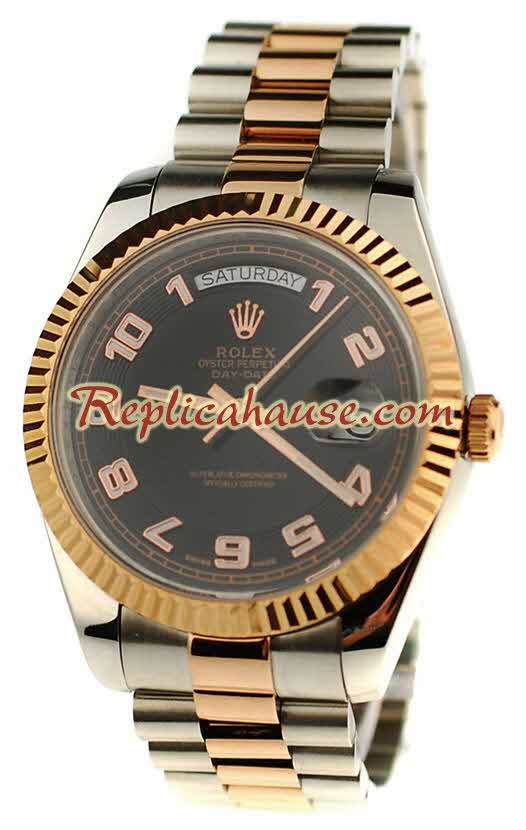 Rolex Réplica Day Date Dos Tonos Reloj Suizo