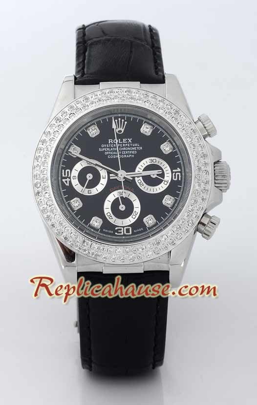 Rolex Réplica Daytona Leather Reloj