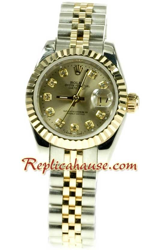 Rolex Réplica Suizo Datejust Reloj para Dama