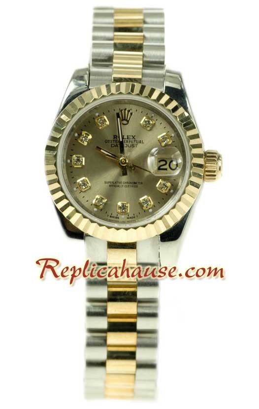Rolex Réplica Suizo Datejust Reloj para Dama