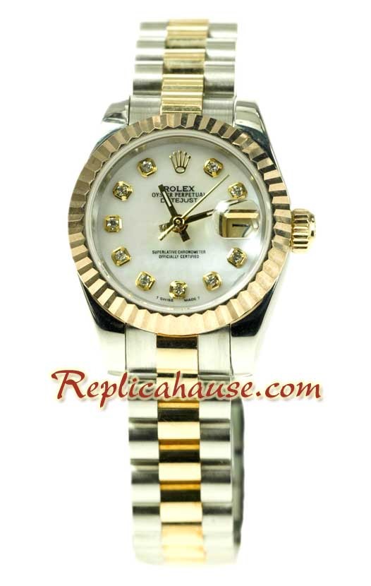 Rolex Réplica Suizo Datejust Reloj para Dama