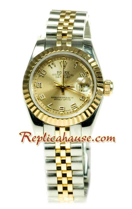 Rolex Réplica Suizo Datejust Reloj para Dama