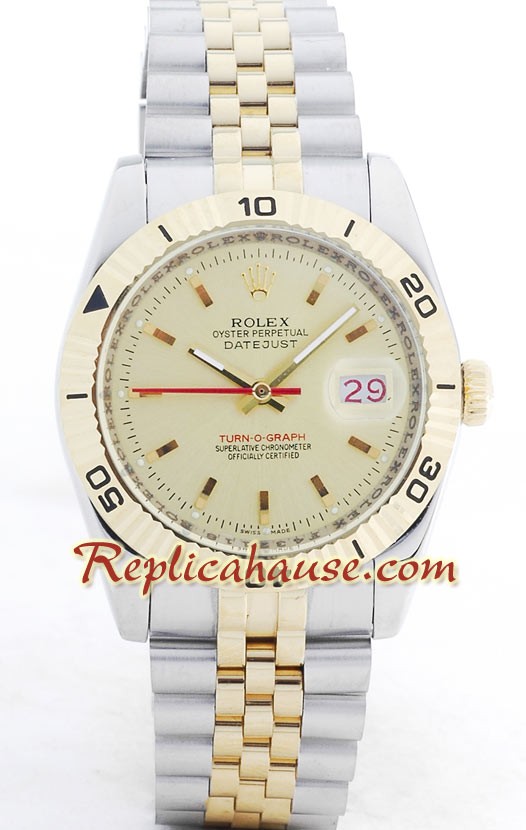 Rolex Réplica Datejust Turn O Graph Reloj Suizo para Hombre