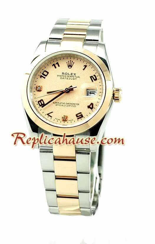 Rolex Réplica Datejust Reloj para hombre - Oro Rosa