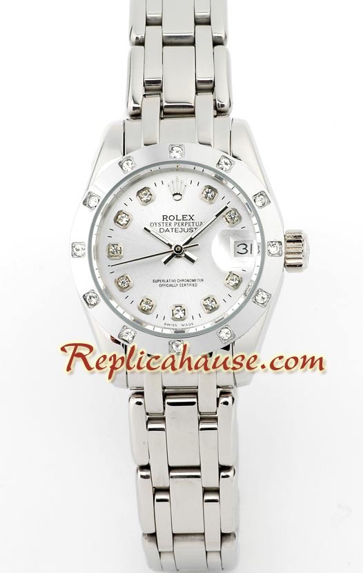 Rolex Réplica Suizo Datejust Reloj para Dama