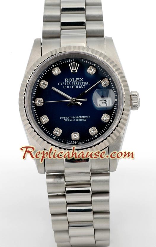 Rolex Réplica Datejust - Silver