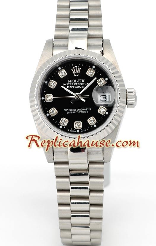Rolex Réplica Suizo Datejust Reloj para Dama