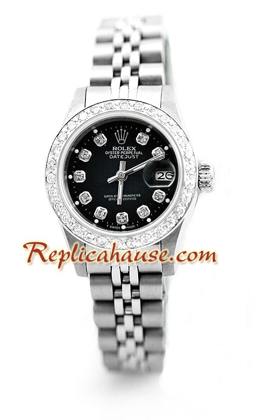 Rolex Réplica Suizo Datejust Reloj para Dama