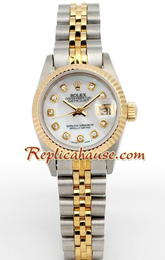 Rolex Réplica Suizo Datejust Reloj para Dama