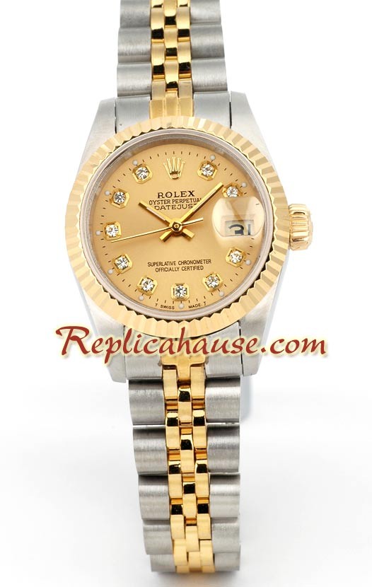 Rolex Réplica Suizo Datejust Reloj para Dama