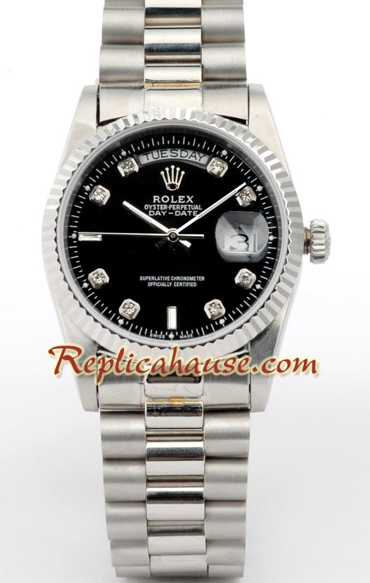 Rolex Réplica Day Date Silver
