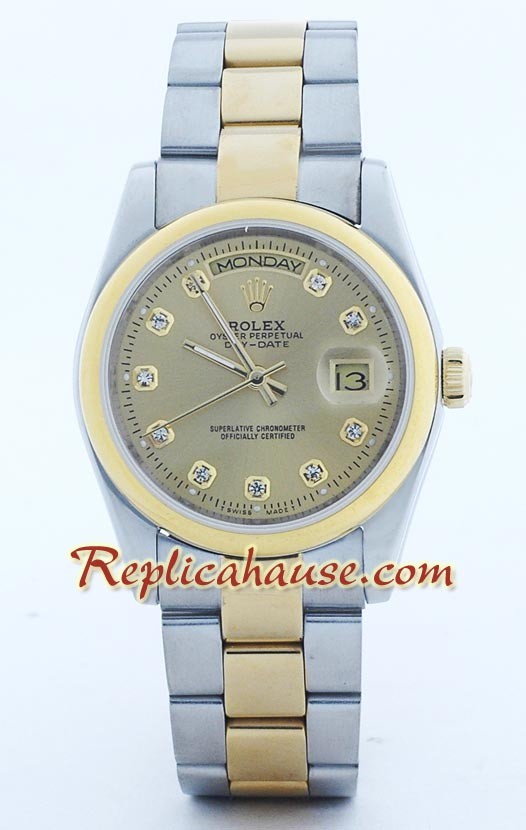 Rolex Réplica Day Date Dos Tonos