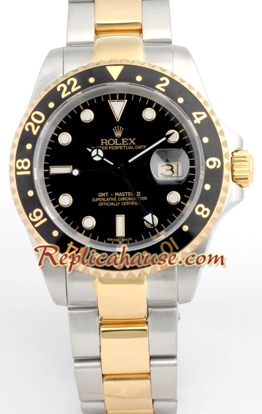 Rolex Réplica GMT Dos Tonos
