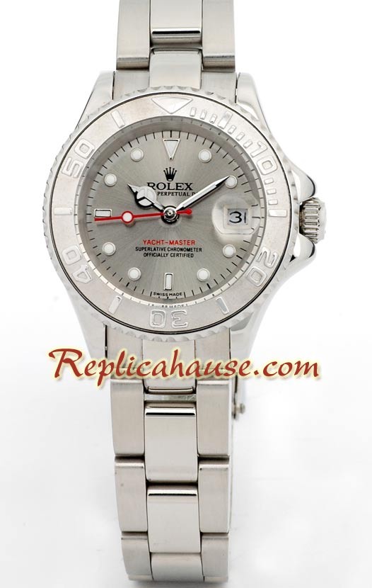 Rolex Réplica Yacht Master Silver - Dama -