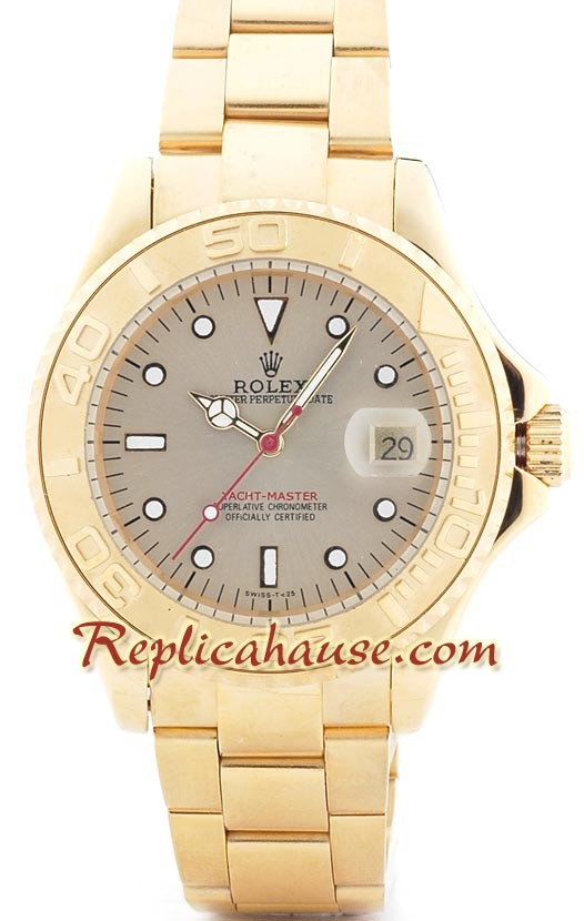 Rolex Yacht Master Gold - Cara dorada